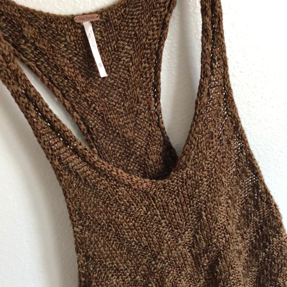 Free people sweater tank top tunic